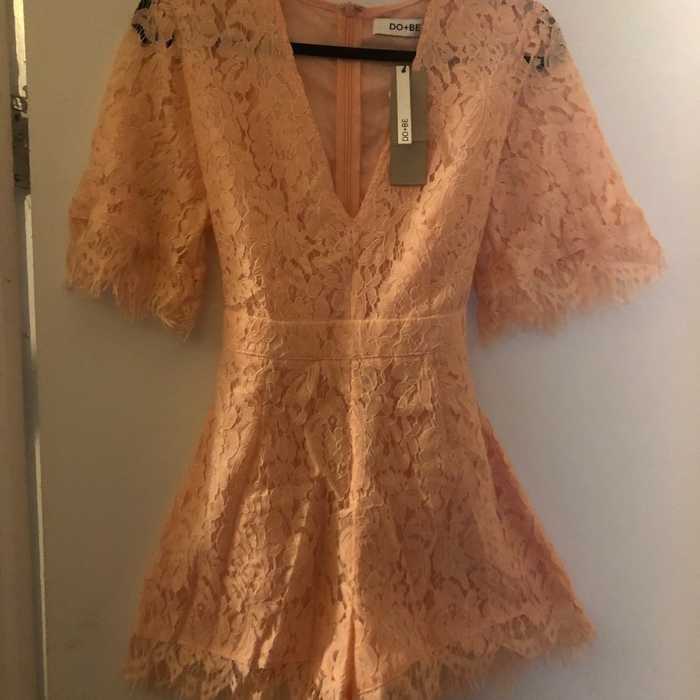 DO+BE Lace Romper NWT